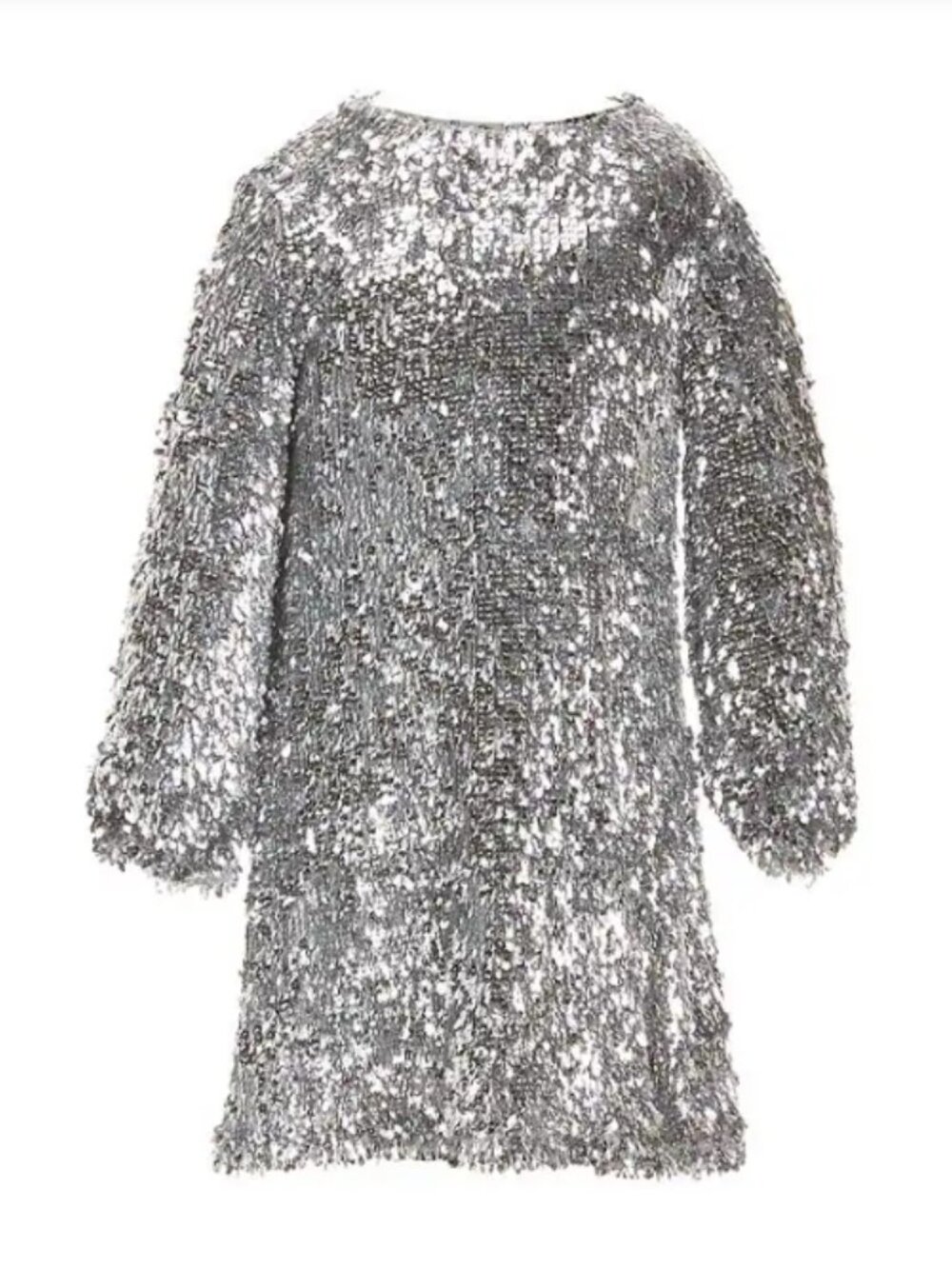 GB Girls - Silver Sequin Party Dress * NWT M 8/10